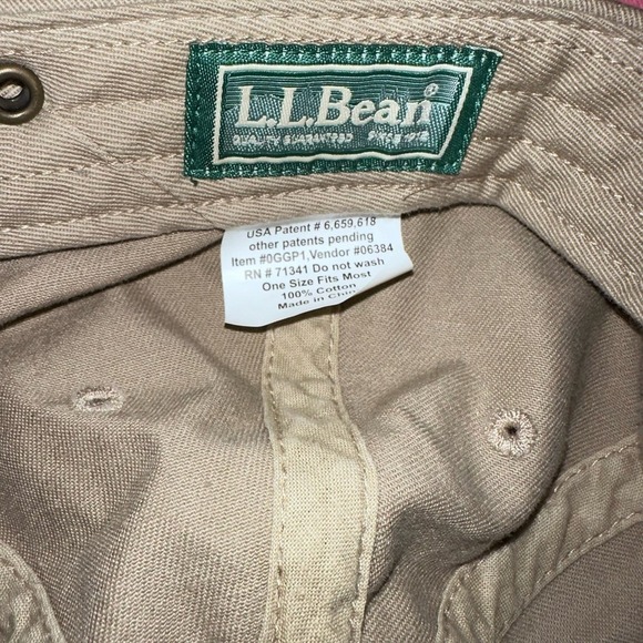 EUC Unisex Adult LL Bean Canvas Lighted Brim Baseball Cap - Picture 5 of 9